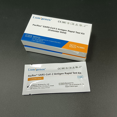 Paquet de 5 tests Liste commune de l'UE des kits de test rapide de l'antigène SARS-CoV-2