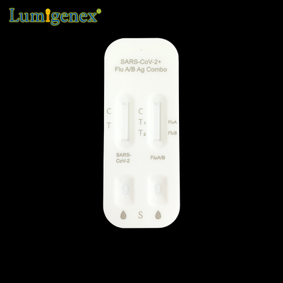 Grippe SARS-CoV-2 une grippe rapide A de la CE de Kit Colloidal Gold Nasal Swab d'essai de la grippe B