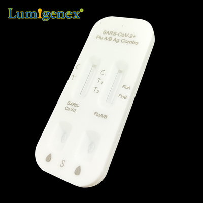 Kit de test rapide Covid19 grippe A grippe B écouvillon nasal or colloïdal monkeypox CE