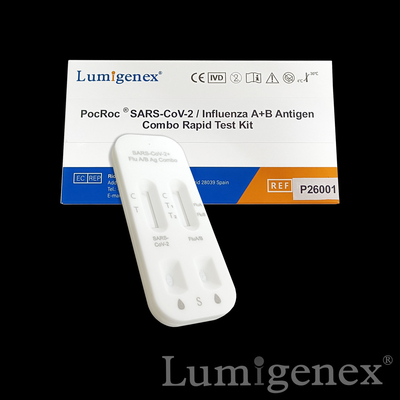 Kit de test rapide Covid19 grippe A grippe B écouvillon nasal or colloïdal monkeypox CE