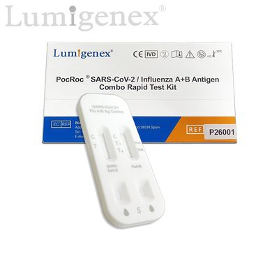 Grippe COVID19 un essai rapide Kit Colloidal Gold Nasal Swab d'antigène de la grippe B