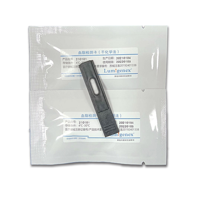 Bandes d'essai de panneau de lipide pour des essais de la gestion 15 de Dislipidemia/boîte