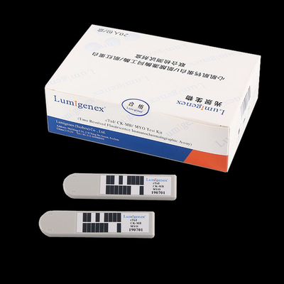 Kit combiné d'essai pour l'isoenzyme de kinase de créatine/myoglobine/troponine cardiaque je