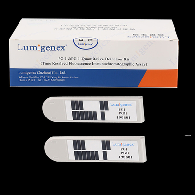 Diagnostiquer la fonction gastrique Pepsinogène I / Pepsinogène II (PGI / PGII) Kit de test combiné test sur sang total infection pulmonaire