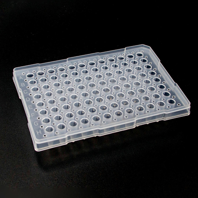 le plat d'ACP de puits des consommables 96 de laboratoire avec le film USP de cachetage a approuvé matériel de pp stérilisé