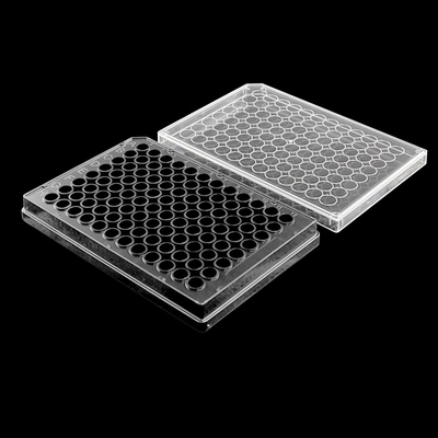 Plaque en plastique de laboratoire de plaque Elisa à 96 puits en plastique PP approuvée par l'USP