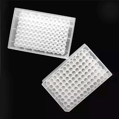 Consommables de laboratoire 2.2ml plat de puits profond de 96 plats/fond rond transparent