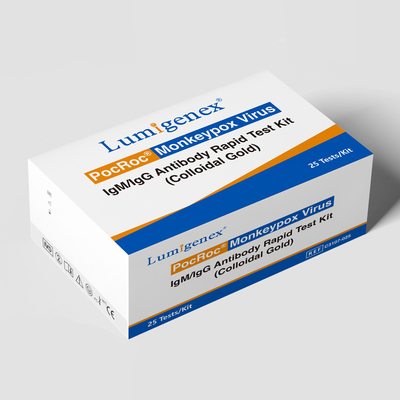 Certificat d'OIN d'IgG IgM Monkeypox de kit d'essai de maladie infectieuse rapide en 15 minutes