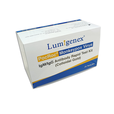 Certificat d'OIN d'IgG IgM Monkeypox de kit d'essai de maladie infectieuse rapide en 15 minutes