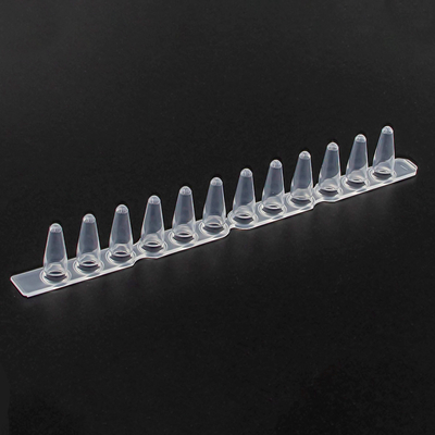 8 / 12 Tubes PCR Strip 0,2 Ml 0,5 Ml Blanc Couleur Transparent