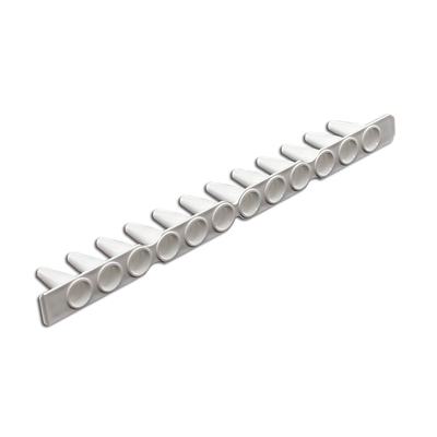 8 / 12 Tubes PCR Strip 0,2 Ml 0,5 Ml Blanc Couleur Transparent
