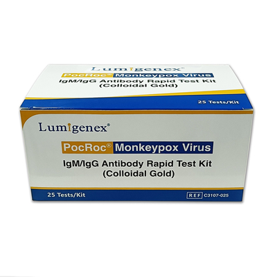 Certificat d'OIN d'IgG IgM Monkeypox de maladie infectieuse rapide en 15 minutes