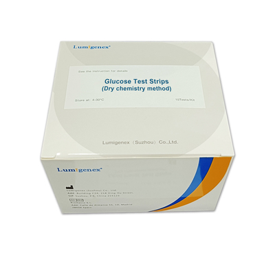 Méthode chimique sèche ISO13485 de Sugar Measurement Glucose Test Strips de sang précis