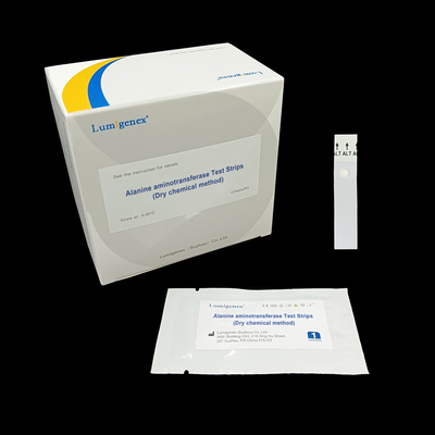 Analyseur biochimique de bandelettes de test d'alanine aminotransférase de réactif de test IVD