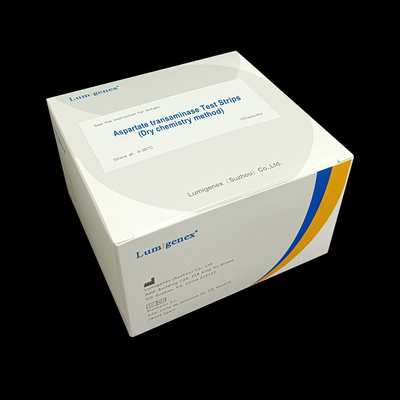 Bandelettes de test d'aspartate transaminase de réactif de test IVD Méthode chimique sèche