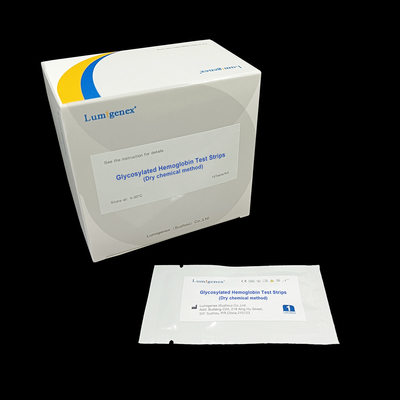L'essai de Sugar Monitor Hemoglobin A1C de sang bande le CE (de méthode chimique sèche) enregistré