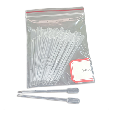 Pipette capillaire Pasteur auto-mèche en LDPE de qualité médicale jetable