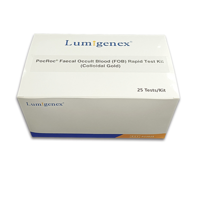 Kit de test rapide Lumigenex PocRoc FOB or colloïdal certifié CE
