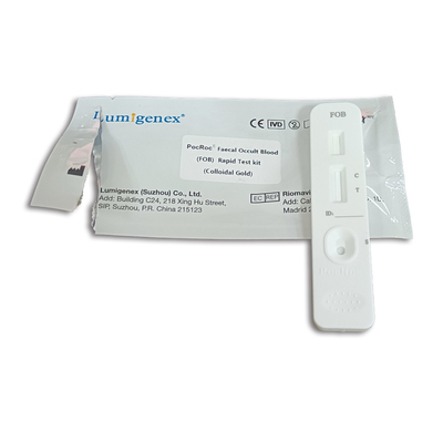Kit de test rapide Lumigenex PocRoc FOB or colloïdal certifié CE