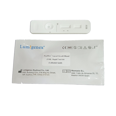 L'or colloïdal de kit rapide d'essai de FOB diagnostiquent le CE gastro-intestinal de saignement diplômée