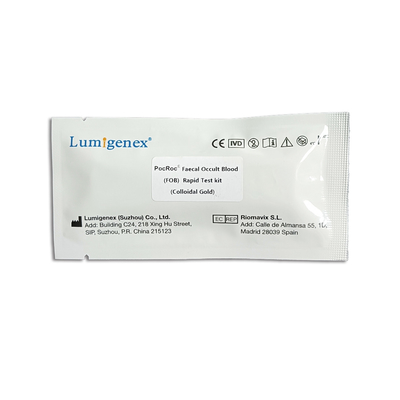 Le kit fécal d'essai de FOB témoin pour le cancer du côlon détectent le saignement de polypes