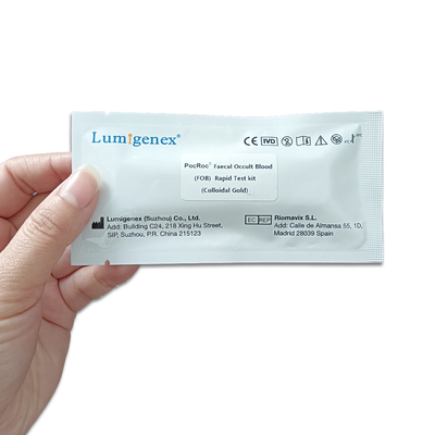Kit de test rapide Lumigenex PocRoc FOB or colloïdal certifié CE