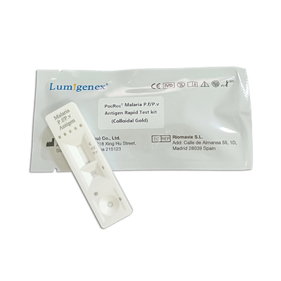Malaria PF/PV Antigen Rapid Test Kit Colloidal Gold CE Enregistré