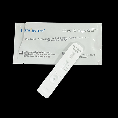 Réactif rapide du kit IVD d'essai d'antigène colloïdal d'or de la grippe une utilisation de maison de la grippe B