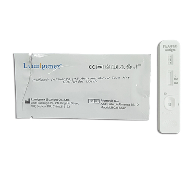 Essai rapide Kit Colloidal Gold For Diagnosis d'antigène approuvé de la CE de la grippe B de la grippe A