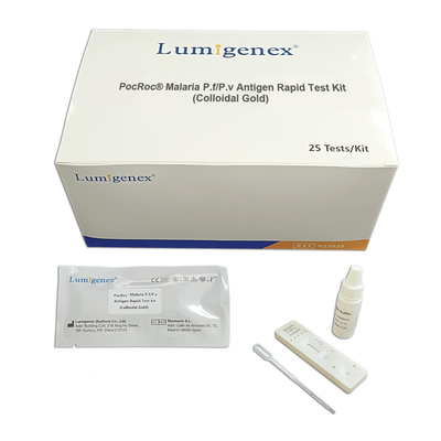 Le CE a approuvé la malaria P.F P.V Antigen Rapid Test Kit Colloidal Gold