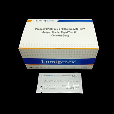 SARS-CoV-2/grippe A+B/essai rapide combiné Kit Colloidal Gold antigène de RSV