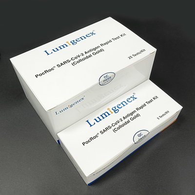 Kit de test rapide d'antigène Covid-19 (or colloïdal) à usage médical avec CE