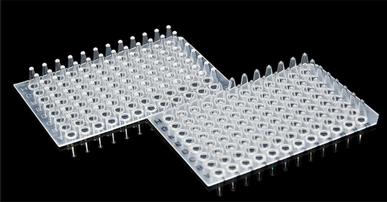 Consommables PCR non jupés 0,1 ml plaque PCR 96 puits pour laboratoire