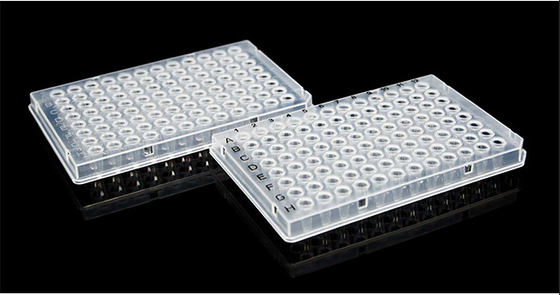 Consommables PCR CE 0,1 ml Plaque PCR semi-jupée à 96 puits transparente