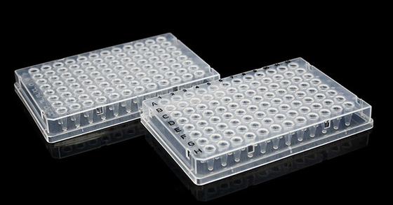 Pleine jupe UV Consommables 0.1ml Transparent 96 Well Plate Jetable