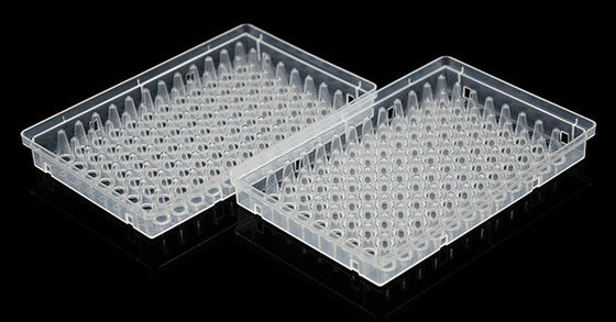 Pleine jupe UV Consommables 0.1ml Transparent 96 Well Plate Jetable