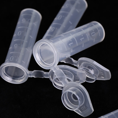 Tube de microcentrifugeuse jetable de 2 ml, tubes de centrifugeuse ISO13485 pp