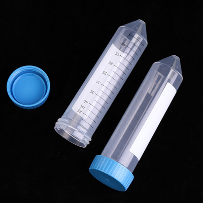 Tube conique ISO13485 de centrifugeuse des consommables 50ml d'ACP de laboratoire approuvé