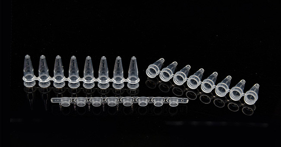 Tubes PCR à 8 bandelettes de 0,2 ml