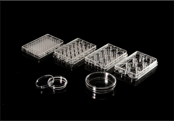 Plaque de culture cellulaire à 6 puits pour consommables PCR en polystyrène ISO13485
