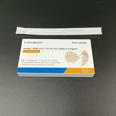 Emballage individuel de kits de test rapide d'antigène de test automatique pour le SRAS-CoV2