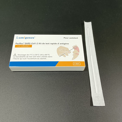 Emballage individuel de kits de test rapide d'antigène de test automatique pour le SRAS-CoV2