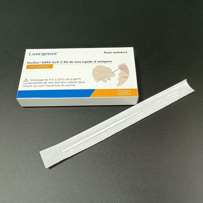 Emballage individuel de kits de test rapide d'antigène de test automatique pour le SRAS-CoV2