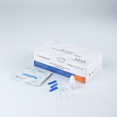 kit de diagnostic d'anticorps sanguins du bout des doigts 10μL, kit de test rapide IgM IgG de la CE
