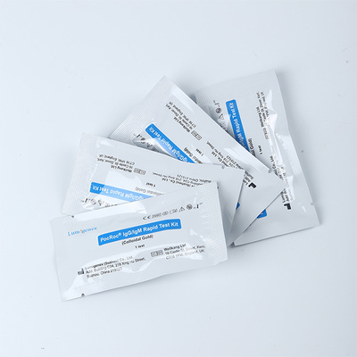 kit de diagnostic d'anticorps sanguins du bout des doigts 10μL, kit de test rapide IgM IgG de la CE