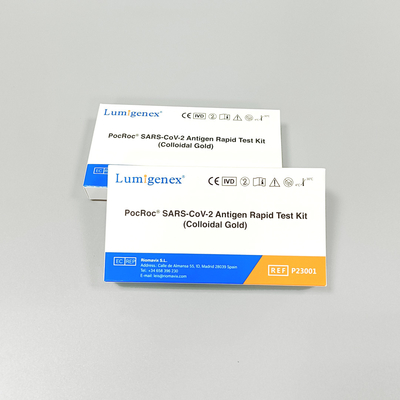 Kit rapide d'essai d'antigène de virus de couronne, or colloïdal de kit d'essai d'antigène de la CE