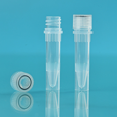Tube de collection de sang de pp, bas tube à essai de la conservation 1,5 ml
