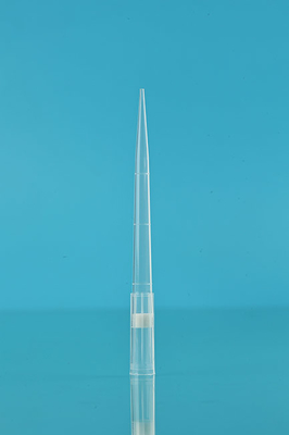 Bouts jetables clairs de micropipette de laboratoire, bouts de la pipette 1250ul