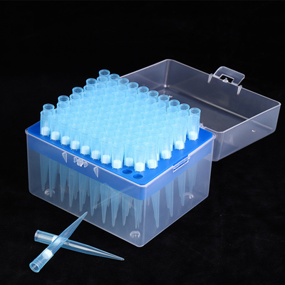 Bouts jetables de pipette de pp, bouts de pipette filtrés par 1000ul avec le support