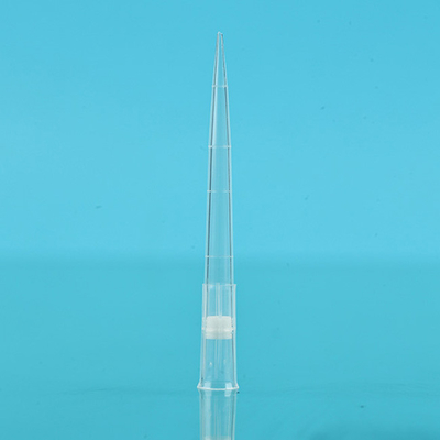 Bouts jetables de meulage ultra fins de pipette, bouts de la pipette 300ul avec le support de 96 puits